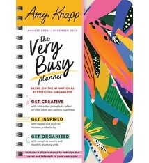 Sourcebooks 2025 Amy Knapp's The Very Busy Planner: August 2024 - December 2025