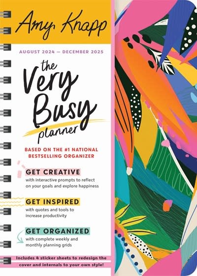 Sourcebooks 2025 Amy Knapp's The Very Busy Planner: August 2024 - December 2025