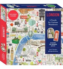 London: A Puzzle for Curious Wanderers: 1000-piece puzzle with 20 shaped pieces, from Sunday Times bestselling author Jack Chesher @livinglondonhistory