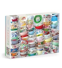 Galison Teacups 1000 Piece Puzzle