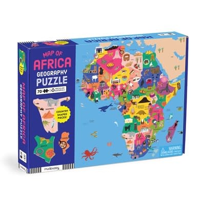 Mudpuppy Map of Africa 70 Piece Geography Puzzle