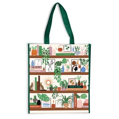 Galison Plant Shelfie Reusable Shopping Bag