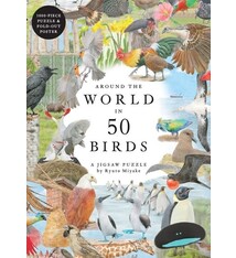 Laurence King Publishing Around the World in 50 Birds (1000 Piece Puzzle)