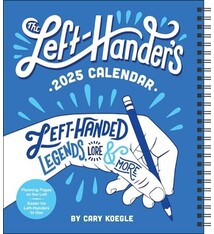 Andrews McMeel Publishing The Left-Hander's 12-Month 2025 Weekly Planner Calendar: Left-Handed Legends, Lore & More
