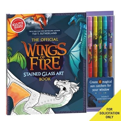 Klutz KlutzPress Wings of Fire Stained Glass Art