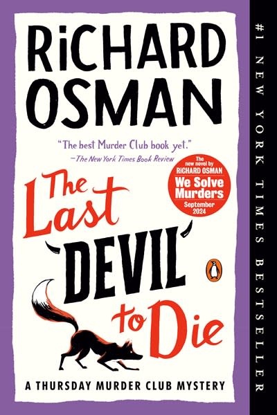 Penguin Books Thursday Murder Club Mysteries #4 The Last Devil to Die