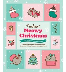 RP Studio Pusheen: Meowy Christmas: The Official Advent Calendar: A Holiday Keepsake with Surprises Including Ornaments, Stickers, Puzzles, Magnets, and More!