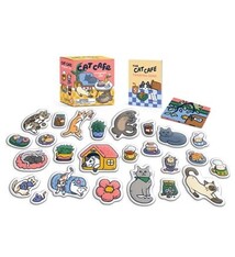 RP Minis Cat Cafe Magnet Set: Meow!