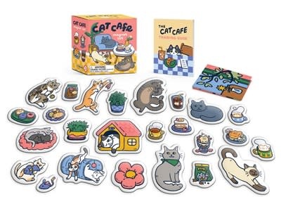 RP Minis Cat Cafe Magnet Set: Meow!
