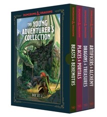 Ten Speed Press The Young Adventurer's Collection Box Set 2 (Dungeons & Dragons 4-Book Boxed Set): Beasts & Behemoths, Dragons & Treasures, Places & Portals, Artificers & Alchemy