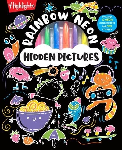 Highlights Press Rainbow Neon Hidden Pictures