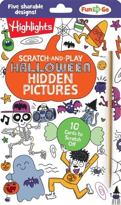 Highlights Press Scratch-and-Play Halloween Hidden Pictures