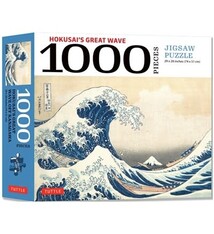 Tuttle Publishing Hokusai's Great Wave  - 1000 Piece Jigsaw Puzzle: Finished Size 29 in X 20 inch (74 x 51 cm)