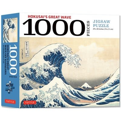 Tuttle Publishing Hokusai's Great Wave (1000 Piece Jigsaw Puzzle)