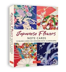 Tuttle Publishing Japanese Flowers, 12 Note Cards: 12 Blank Cards in 6 Lovely Designs (2 each) with 12 Patterned Envelopes