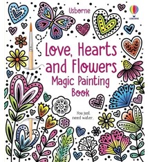 Usborne Love, Hearts and Flowers Magic Painting Book