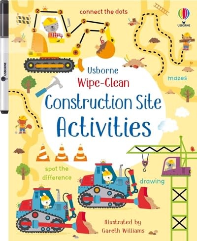 Usborne Wipe-Clean Construction Site Activities