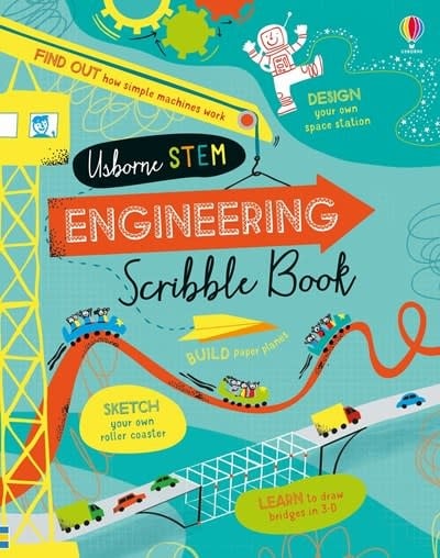 Usborne Engineering Scribble Book