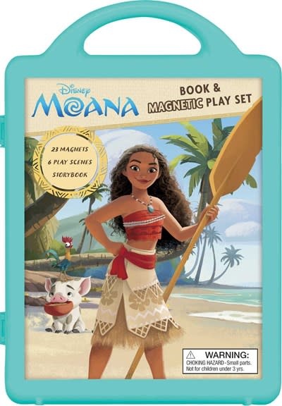 Printers Row Disney: Moana (Book & Magnetic Play Set)