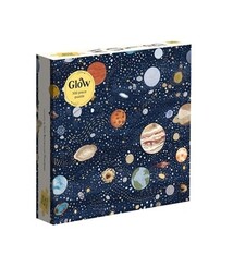 Magic Cat Glow Puzzle: 500 Piece Space-themed Jigsaw Puzzle