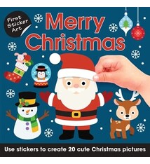 Sourcebooks Wonderland First Sticker Art: Merry Christmas