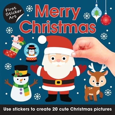 Sourcebooks Wonderland First Sticker Art: Merry Christmas