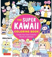 Tuttle Publishing The Super Kawaii Coloring Book: Create Your Own Colorful World of Cuteness