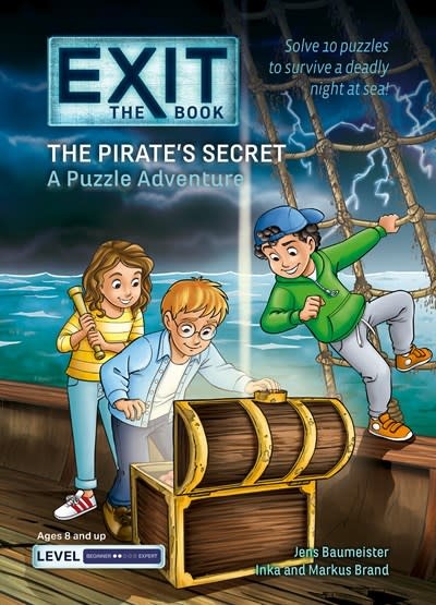 Puzzlewright Junior EXIT the Book: The Pirate's Secret: A Puzzle Adventure