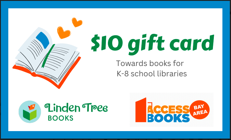 $10 Access Books Bay Area GIFT CARD
