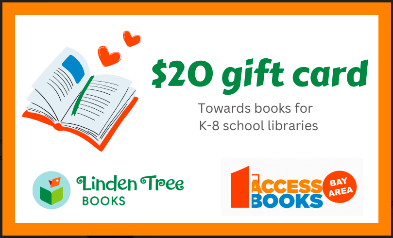 $20 Access Books Bay Area GIFT CARD