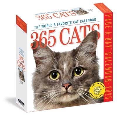 Workman Publishing Company 365 Cats Page-A-Day® Calendar 2025: The World's Favorite Cat Calendar