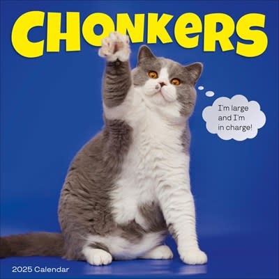 Workman Publishing Company Chonkers Wall Calendar 2025: A Year of Cats Large and In Charge