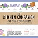 Workman Publishing Company The Kitchen Companion Page-A-Week Calendar 2025: It's Magnetic! Perfect for the Fridge, Wall, or Desk