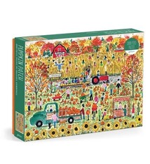 Galison Michael Storrings Pumpkin Patch 1000 Piece Puzzle
