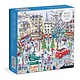 Galison Michael Storrings Christmas in Paris 1000 Piece Foil Puzzle