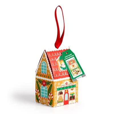 Mudpuppy Santa's Bakery 48 Piece Mini Puzzle Ornament