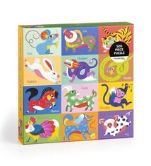 Mudpuppy Chinese Zodiac 500 Piece Family Puzzle