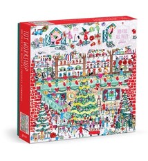Galison Michael Storrings Toy Workshop 500 Piece Foil Puzzle