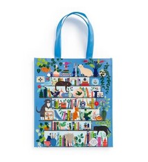 Galison Purrfect Nook Reusable Shopping Bag
