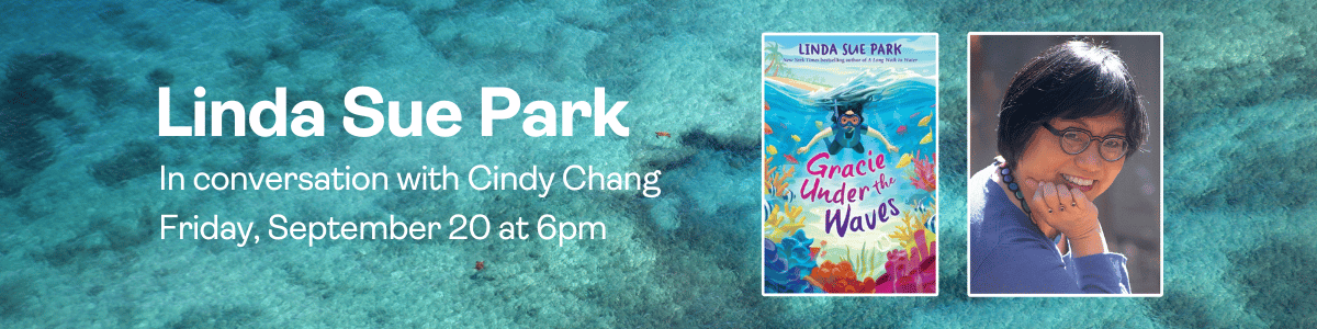 Book Launch with Linda Sue Park: Friday, September 20 at 6pm