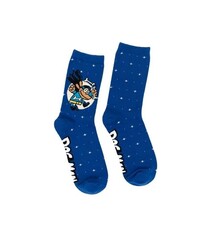 Out of Print Dog Man Youth Socks 7-10 Years