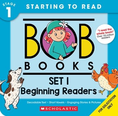 Scholastic Inc. Bob Books - Set 1: Beginning Readers Box Set | Phonics, Ages 4 and up, Kindergarten (Stage 1: Starting to Read)
