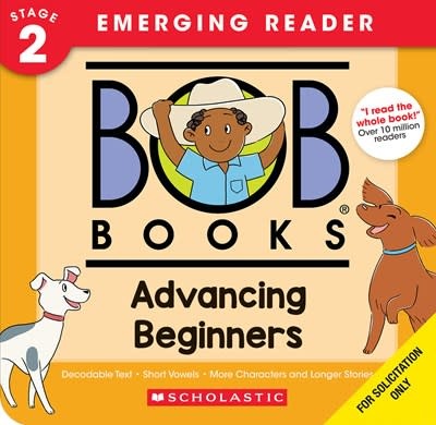 Scholastic Inc. Bob Books - Advancing Beginners Box Set | Phonics, Ages 4 and up, Kindergarten (Stage 2: Emerging Reader): 8 Books for young readers