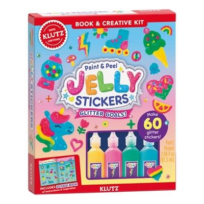 Klutz Paint & Peel Jelly Stickers: Glitter Goals!