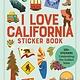 Workman Publishing Company I Love California Sticker Book: 325+ Stickers Celebrating the Golden State