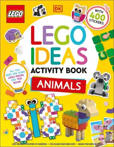 DK Children LEGO Ideas Activity Book Animals: Packed with LEGO Building and Sticker Activities and Fun Facts. With 400 Stickers!