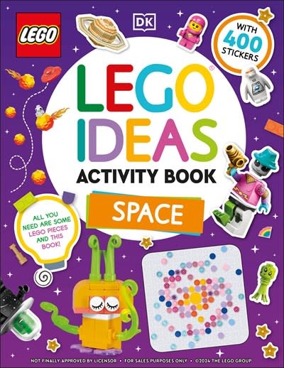 DK Children LEGO Ideas Activity Book Space: Packed with LEGO Building and Sticker Activities and Fun Facts. With 400 Stickers!