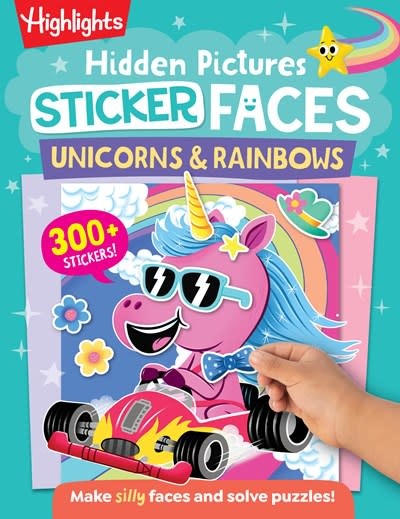 Highlights Press Hidden Pictures Sticker Faces: Unicorns & Rainbows