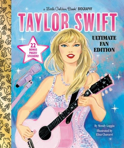 Golden Books Taylor Swift Ultimate Fan Edition Little Golden Book Biography: 22 Bonus Pages! Stickers!