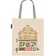 Out of Print Gingerbread Bookshop Tote